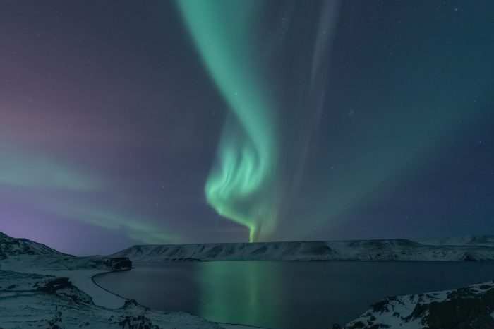 AURORA BOREALE IN ISLANDA
